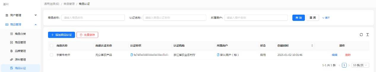 商品管理